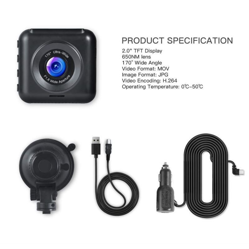 APEMAN's 1080p Dash Cam Features Two Cameras For Recording