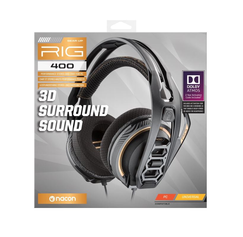 Rig 400 best sale 3d surround sound