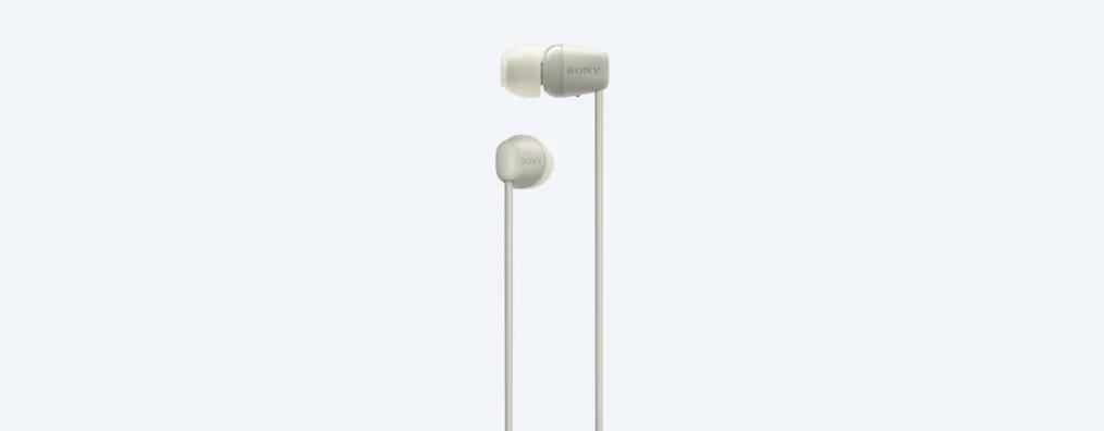 Sony WI C100 Wireless In ear Headphones Taupe Diskus.cz